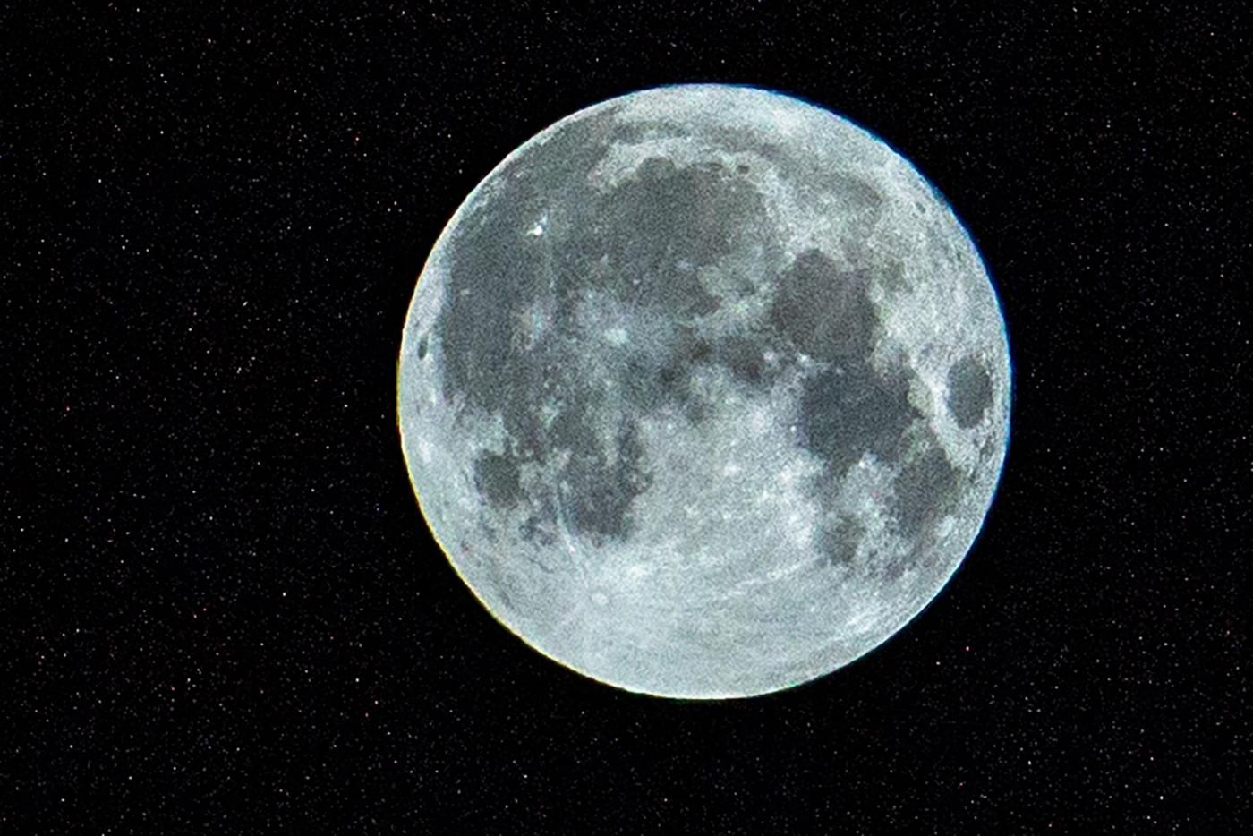 Blue moon on October 31, 2020 via Wikimedia Commons