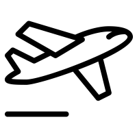 Icon of an airplane