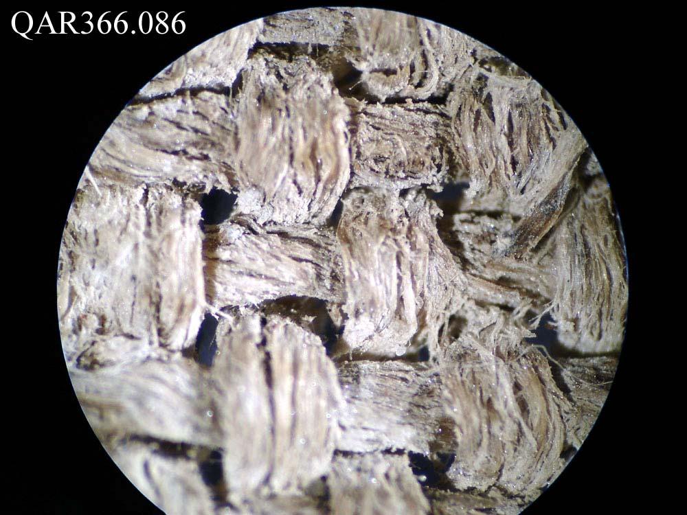 Microscopic Photo of Salts on Textile Fibers