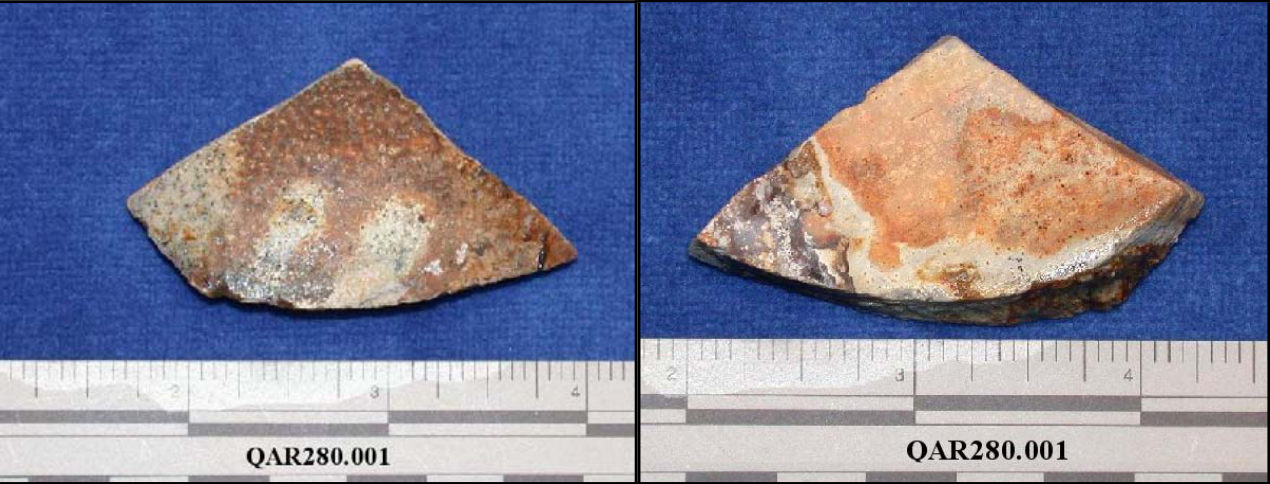 Photo of Vessel XI sherd QAR280.001