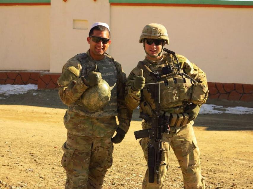 Robert while in the military