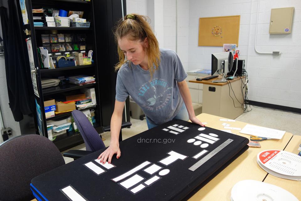 Caroline creating map of warehouse