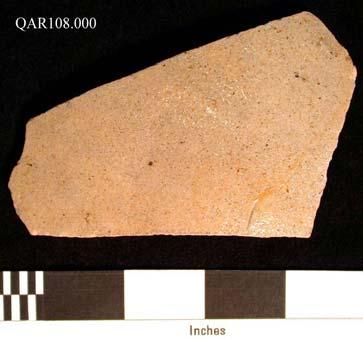 Photo of Vessel X sherd QAR108.000 side 2