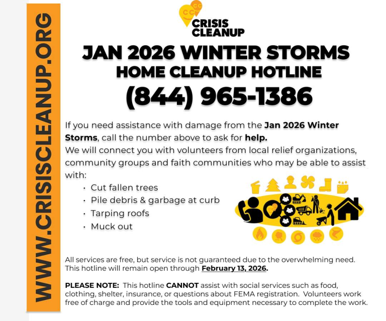Crisis cleanup information