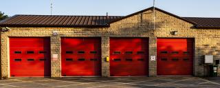 Outside of firehouse