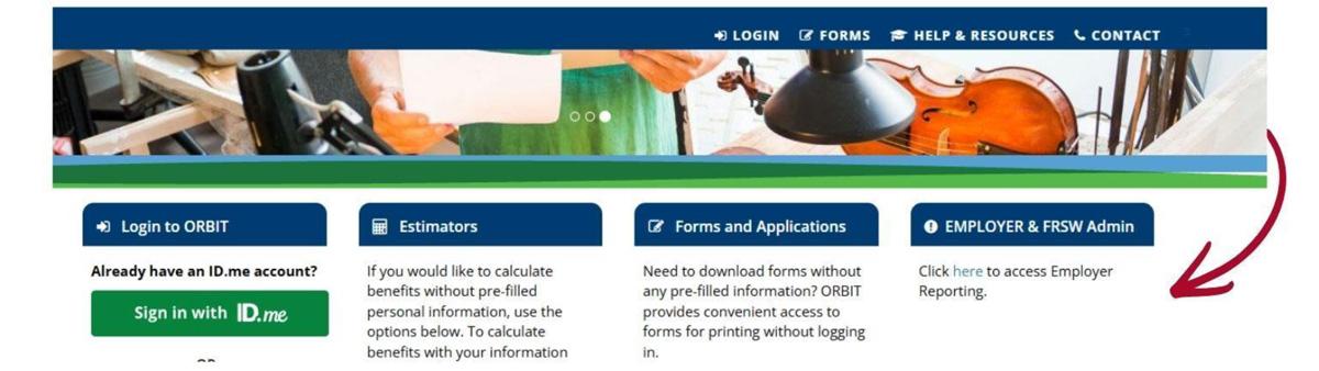 ORBIT Employers Login