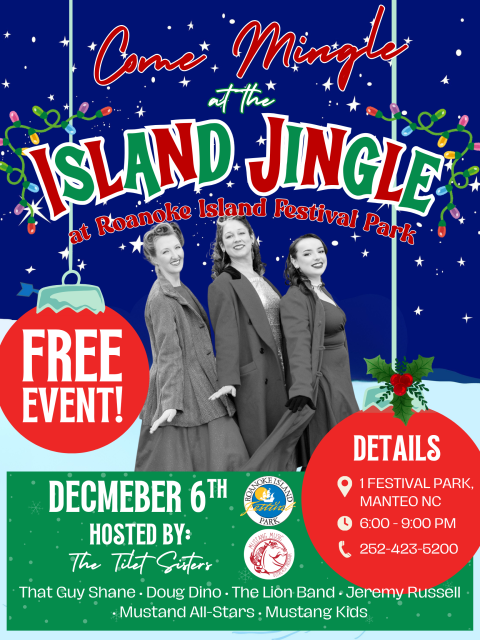 Island Jingle Holiday poster.
