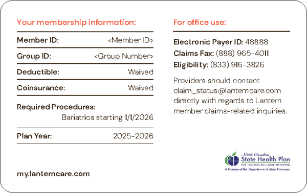 Back of sample Lantern ID card