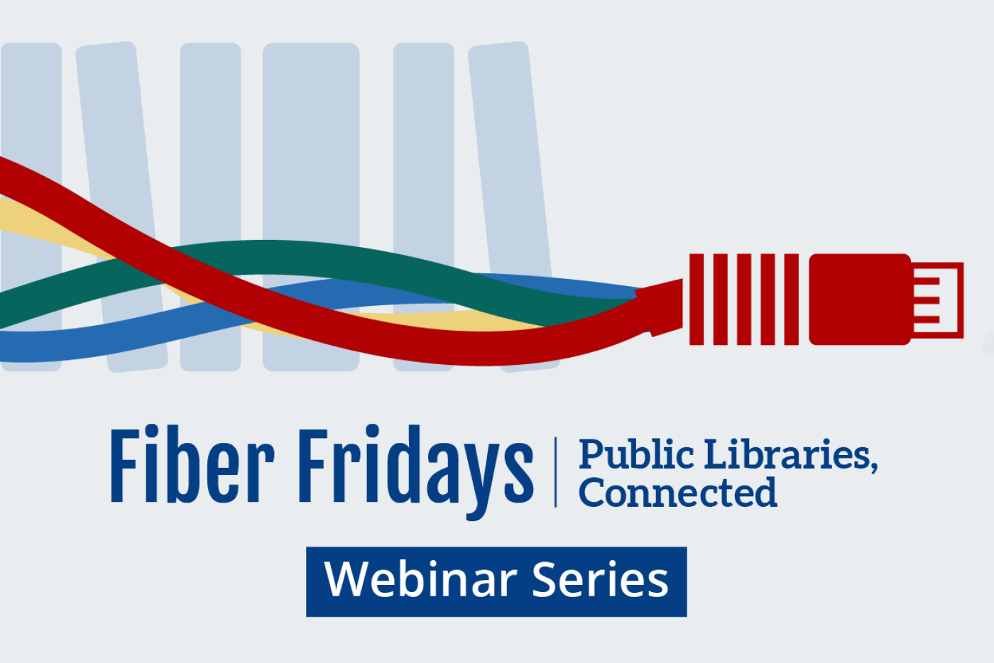 illustration of a broadband wire - Fiber Fridays program