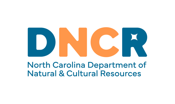 Blue and orange logo for the North Carolina Department of Natural and Cultural Resources