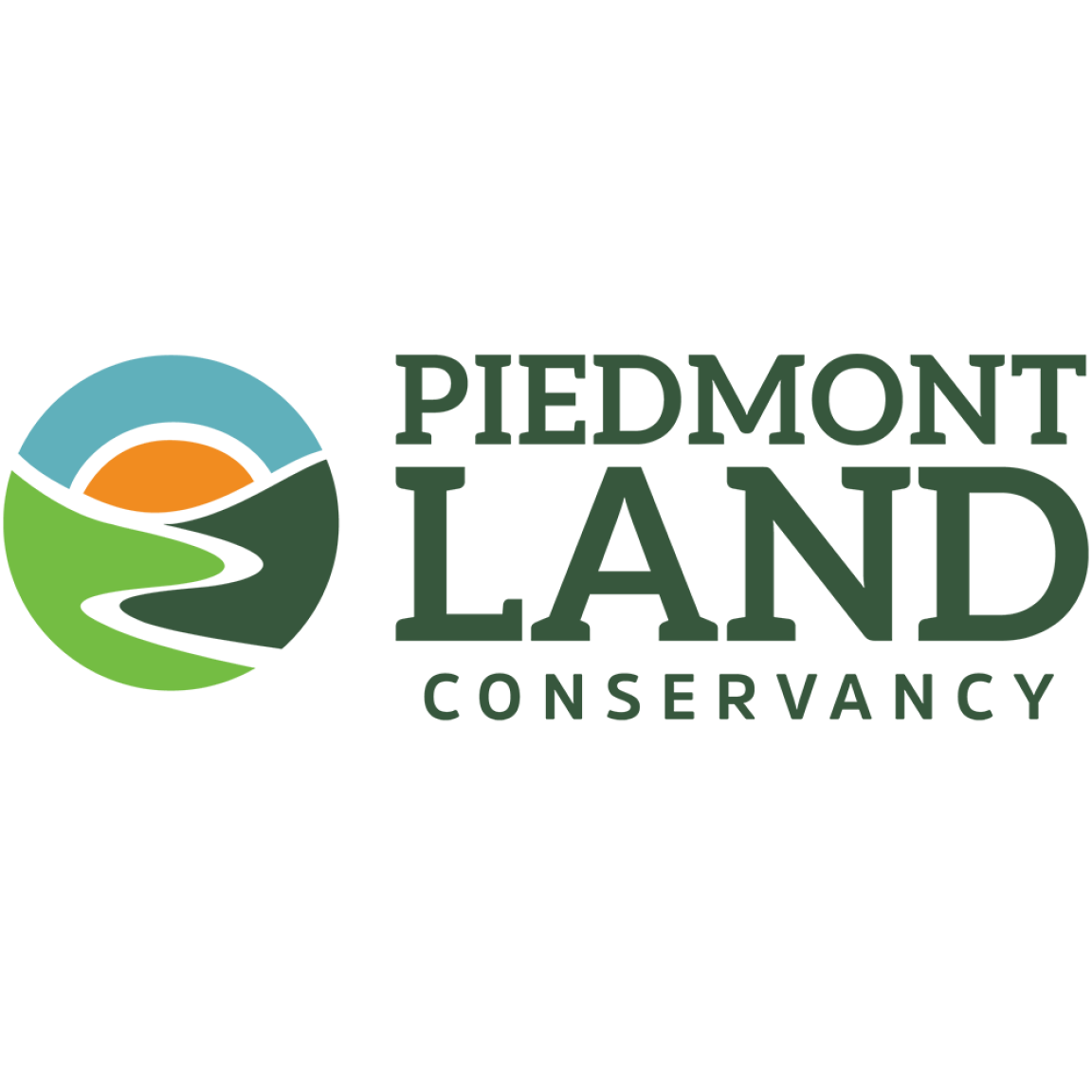 Logo of the Piedmont Land Conservancy, the partner organization for the Deep River State Trail