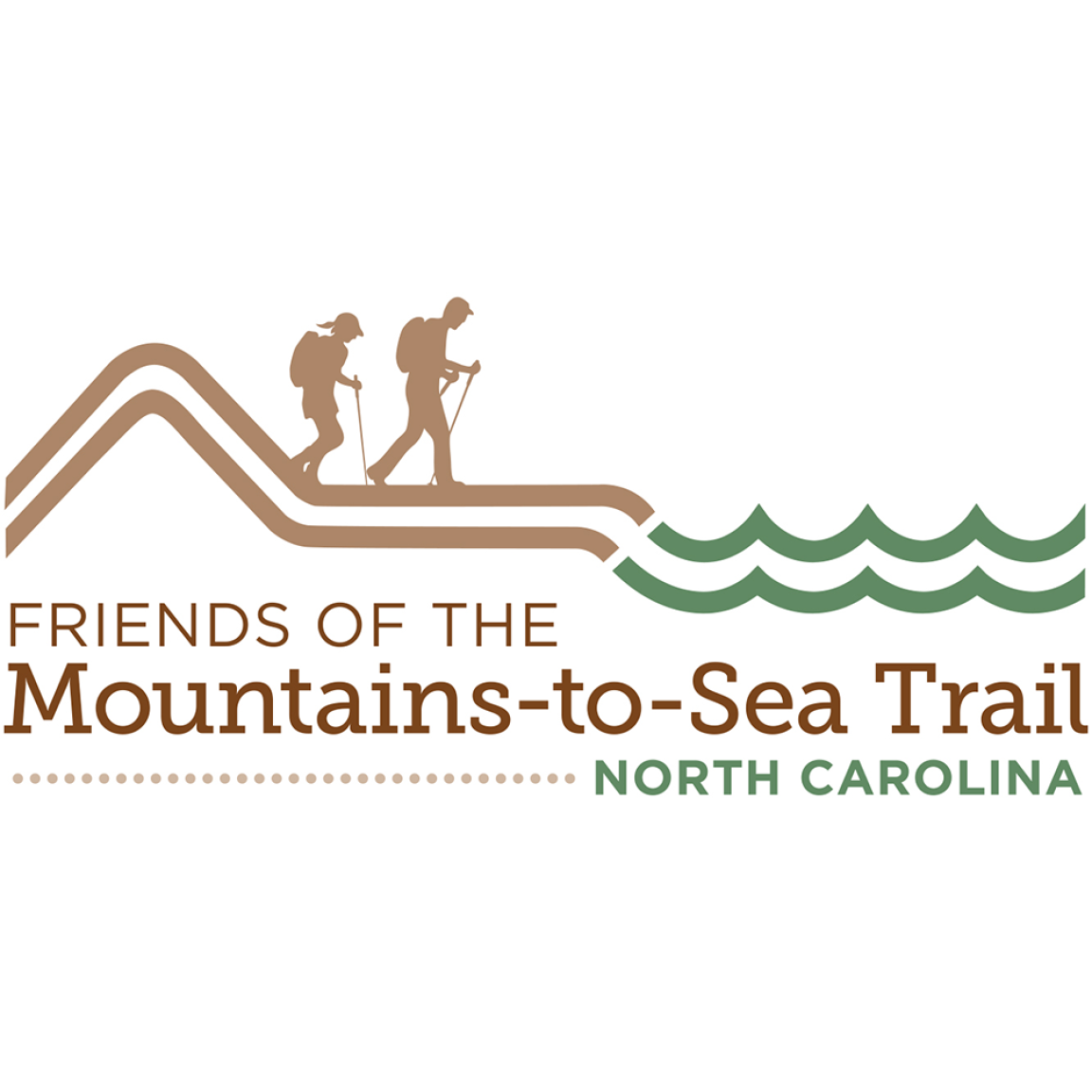 Logo of the Friends of the Mountains-to-Sea Trail North Carolina, the partner organization for the Mountains-to-Sea State Trail
