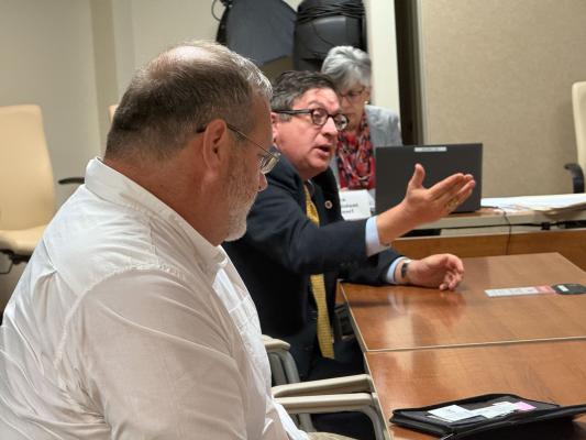 Leaders from the town of Ronda, N.C. also met the LGC on Tuesday, September 1, 2026.